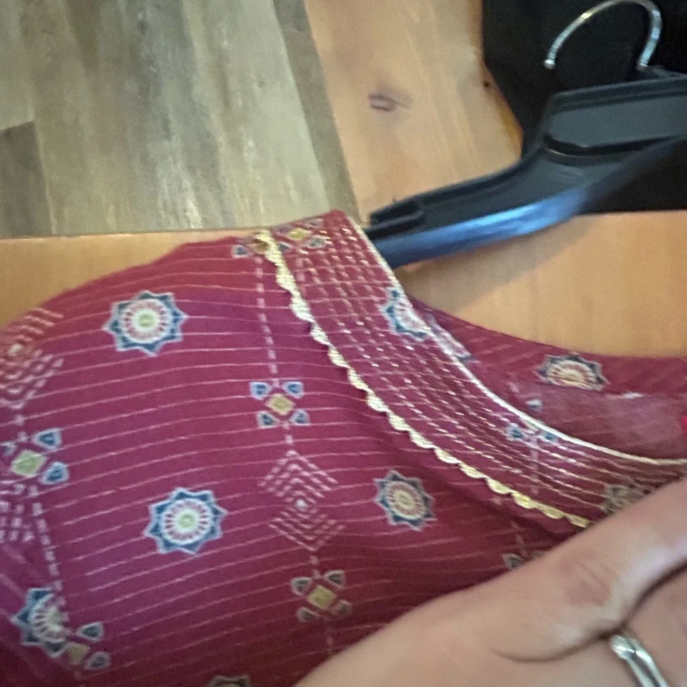 Zeen Size 12 Indian Embroidered Dress